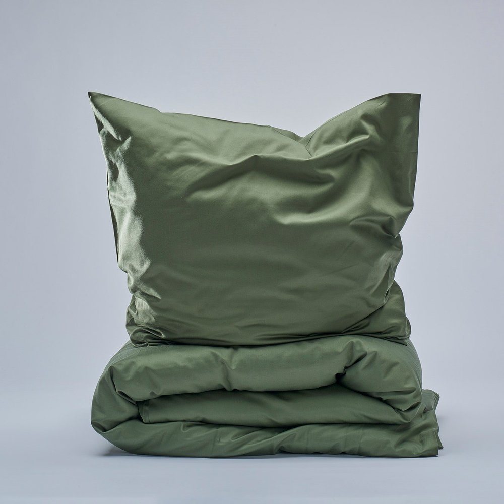 sateen duvet set nordic forest